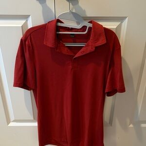 Lululemon Athletica Burnt Red Polo Shirt